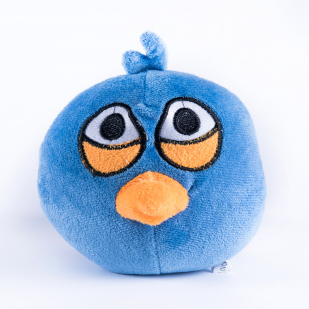 Плюшено пиле Angry birds синьо